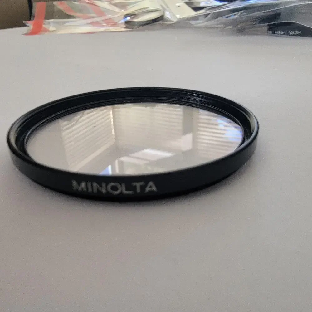 Minolta AC L 35 (UV) Black Camera Lens Filter Made In Japan Non-Reflex